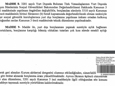 SSK’dan Yurtdışı Borçlanması Sona Eriyor…