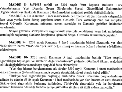 Yurtdışı Borçlanma Günlük Tutarı 38,38 TL’ye Yükseliyor