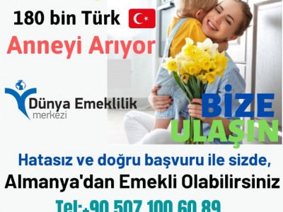 Almanya’dan Çocuk Yetiştirenler! Yeni Düzenleme İle Emekli Olabilirsiniz.