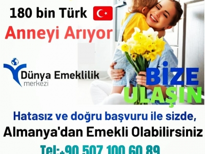 ALMANYA DA DOĞUM YAPAN ANNELER!... EMEKLİLİK FIRSATINI KAÇIRMAYIN