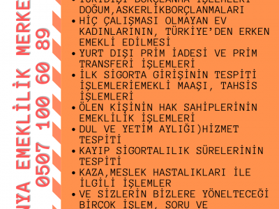 SİZLER İÇİN HANGİ İŞLEMLERİ YAPIYORUZ?