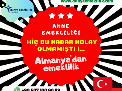 Anne Emekliliği Hiç Bu Kadar Kolay Olmamıştı.!!!