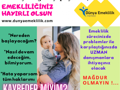 EMEKLİLİĞİNİZ KUTLU OLSUN...