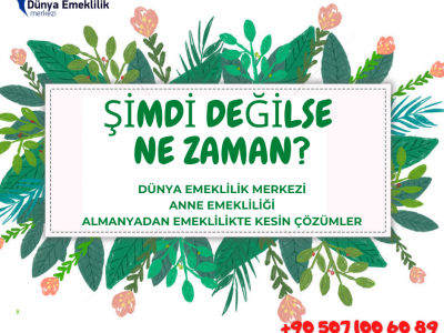 ŞİMDİ DEĞİLSE NE ZAMAN?