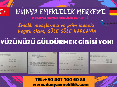 prim iadesi ve anne emekliliği
