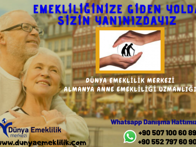 Almanya dan emeklilik maaşı nasıl kazanılır?