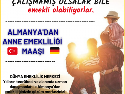 ALMANYA DA ÇALIŞMAYAN KADINLAR EMEKLİ OLABİLİR Mİ?