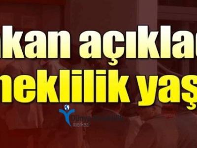 Bakan'dan  ' Emeklilikte Yaşa Takılanlar' için açıklama geldi
