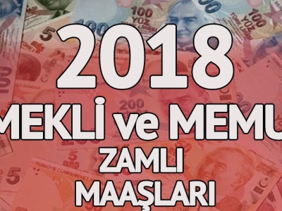 Memur ve emeklinin 2018’de alacağı zam oranı belli oldu