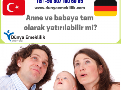 Almanya’da çocuk yetiştirme süresi: Anne ve Babaya tam olarak yatırılabilir mi?