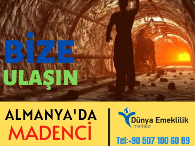Almanya'da madenciler için yaşlılık aylığı