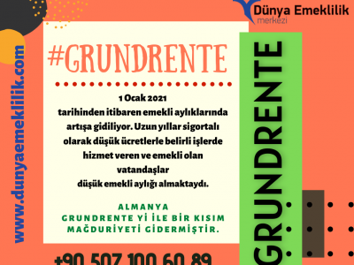 #grundrente 2021 de Almanya da neleri değiştirecek?