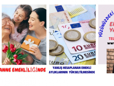 Almanya'dan emeklilik işlemlerinizde yanınızdayız.