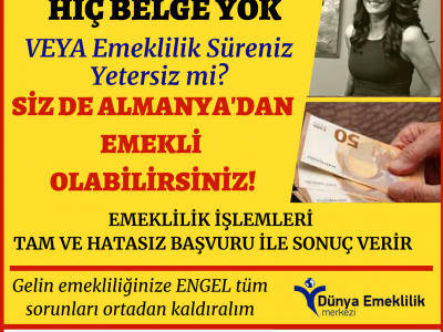 Almanya'dan nasıl emekli olurum?