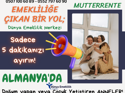 Almanya Anne Emekliliği Başvurusu: İhtiyacınız Olan Tüm Bilgiler ve Destek